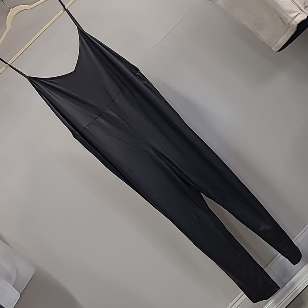 Shein curve 4X poly blend spaghetti straps jumpsuit